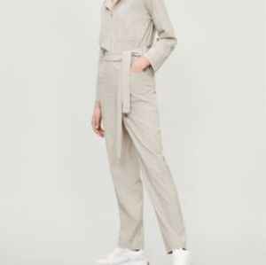 Maje checked crepe junpsuit